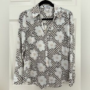 Express - Long Sleeve Button Up Blouse - Size Medium